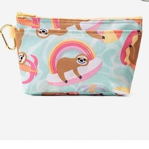 Thirty one Pool Day Sloths Clip Pouch